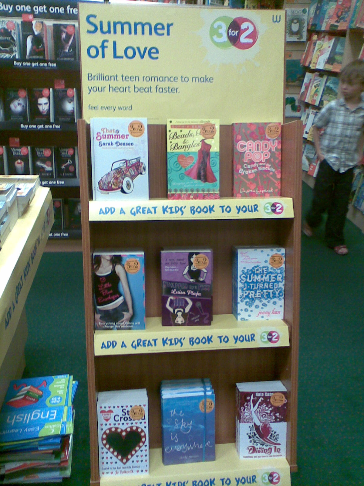 Summer Reading Promotion in Waterstone's